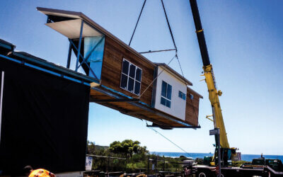 Caves Beach home: large-scale modular building